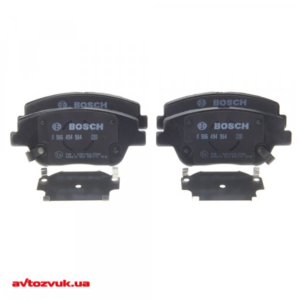 Тормозные колодки Bosch 0 986 494 984