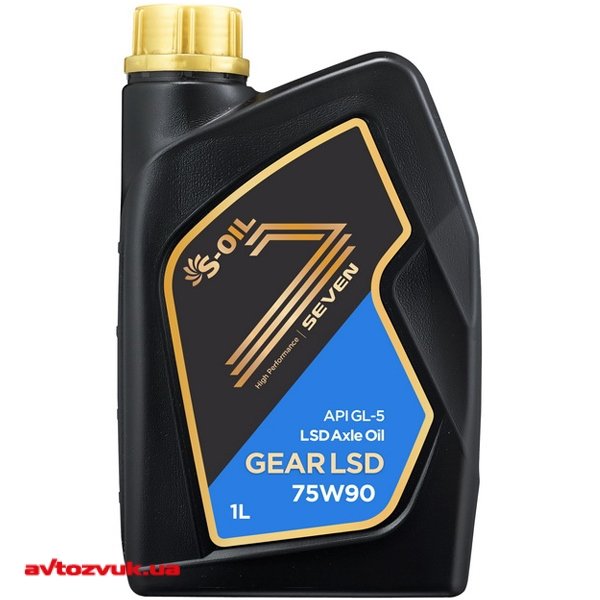 Трансмісійна олива S-OIL SEVEN GEAR LSD 75W-90 1л