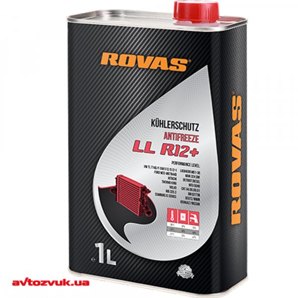 Антифриз Rovas Antifreeze LL R12+ 1л