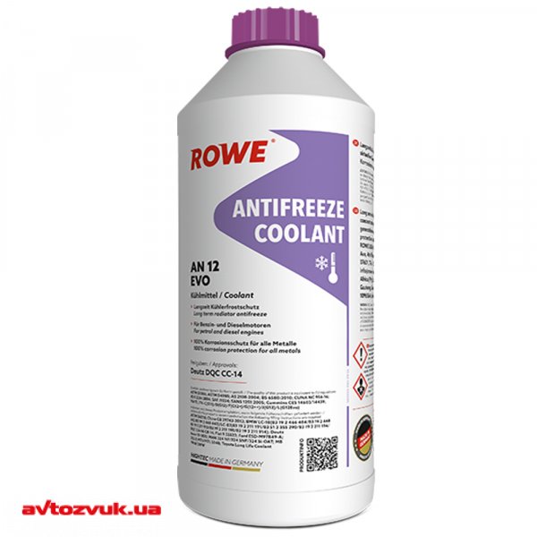 Антифриз Rowe HIGHTEC ANTIFREEZE COOLANT AN 12 EVO 1.5л