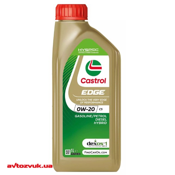 Моторное масло CASTROL EDGE 0W-20 C5 1л