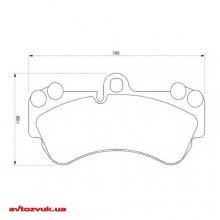 Тормозные колодки Bosch 0986424740 2 из 2