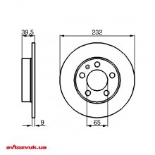 Тормозной диск Bosch 0 986 478 868 2 из 2