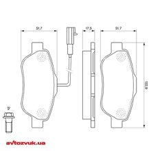 Гальмівні колодки Bosch 0 986 494 114 6 из 6