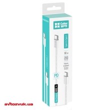 Кабель USB ColorWay Type-C - Type-C PD Fast Charging 60W 3А 2м сірий CW-CBPDCC068-GR 3 из 3