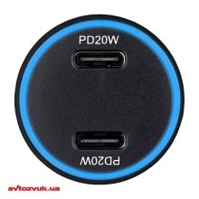 Зарядное для портативных устройств Winso PRO 40W LED Ring Metal 222040 2 из 5