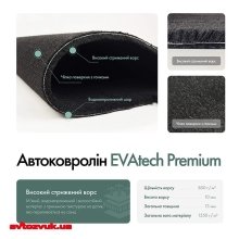 Килимок в багажник EVAtech Premium Mercedes-Benz GL-Class (X164) 5 seats 2006-2012 MB33578B1VPB 2 из 4