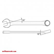 Ключ ріжково-накидний Molder MT58024 3 из 3