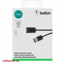 Кабель USB Belkin USB 2.0 (AM/AF) EXT 1.8м Black F3U153BT1.8M 2 из 2
