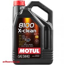 Моторное масло MOTUL 8100 X-CLEAN 5W-40 854154 4л