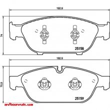 Тормозные колодки Brembo P 85 127 2 из 2
