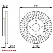 Тормозной диск Bosch 0 986 479 090 3 из 3