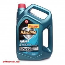 Моторное масло TEXACO HAVOLINE Energy 0W-30 4л