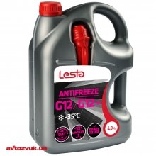 Антифриз LESTA Lesta Antifreeze G12/G12+ red -35C L004035G12R 4кг