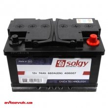 Автомобильный аккумулятор Solgy 6СТ-74 АзЕ (406007) 2 из 3