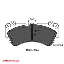 Тормозные колодки ATE 13.0460-4992.2