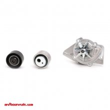 Комплект ременя ГРМ з водяним насосом CONTITECH CT987WP2 9 из 9