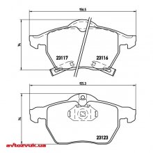 Гальмівні колодки Brembo P 59 048 3 из 3