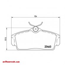 Гальмівні колодки Brembo P 56 036 4 из 4