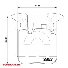 Тормозные колодки Brembo P 06 087 4 из 4