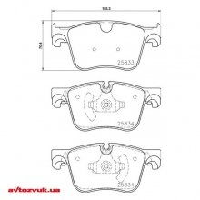 Тормозные колодки Brembo P 61 127 3 из 3