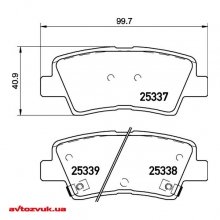 Гальмівні колодки Brembo P 30 094 5 из 5