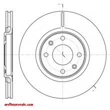 Гальмівний диск ROADHOUSE 6306.10
