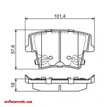 Гальмівні колодки Bosch 0 986 494 678 2 из 2