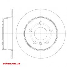 Гальмівний диск ROADHOUSE 61065.00