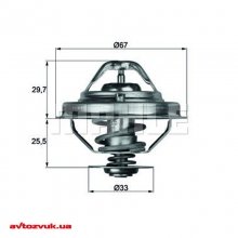 Термостат MAHLE TX 38 80 D