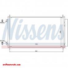Радиатор кондиционера NISSENS 940140