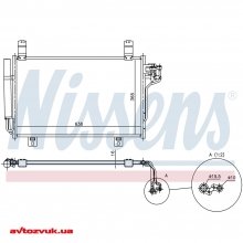Радіатор кондиціонера NISSENS 940326